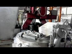 Complete productielijn voor kraanmachines/kraangietmachines.