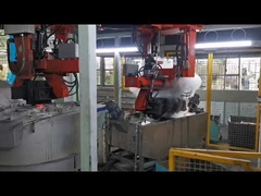 Metalen watermeter productieproces door lage druk gietmachine