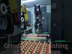 Slijpen en polijsten van messing gietstukken