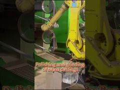 Polishing and grinding of brass castings