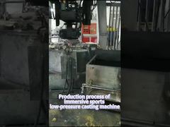 Laagdruk gietmachine volledig automatisch en efficiënt gieten #Brass gietmachine