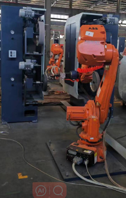 kopen 4000 mm zandgordel robotpoetsmachine 13 kW met armsterkte 25 kg online vervaardiging