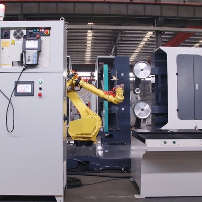 kopen Automatische robot voor het slijpen en polijsten van metalen producten - Veelzijdige apparatuur voor oppervlaktebehandeling online vervaardiging