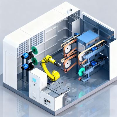 kopen Flexible Robotic Finishing System for Metal Castings Grinding Polishing and Deburring Automation Solution online vervaardiging