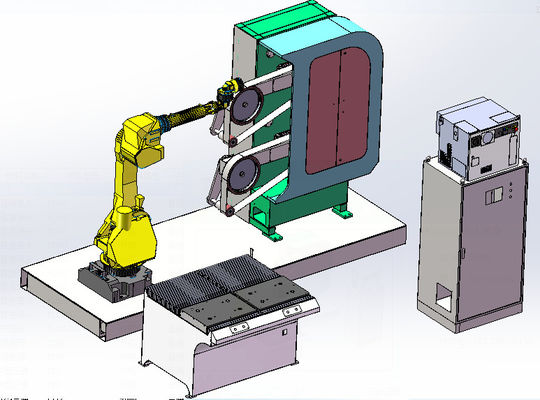 kopen de Robot Malende Machine van 20m/Min 1500W voor Badkamerstoebehoren online vervaardiging