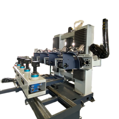 De Oppervlakte Industriële Oppoetsende Machine van het vier Postenkoper voor Sanitaire Warenmontage