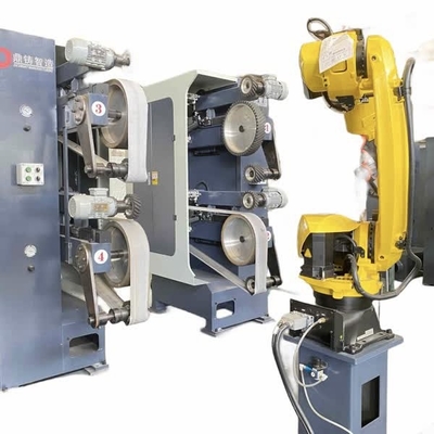 Rbt Volledig-automatische CNC-poets- en ontblaasrobot voor deurplaten, deurgrepen, scharnieren, sloten, alle metalen onderdelen