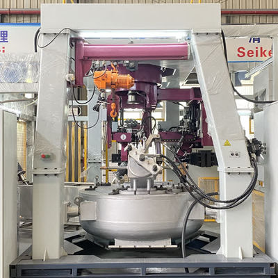 Hoge efficiëntie lage druk gietmachine LPDC Precision Brass Valve Watermeter Foundry Equipment