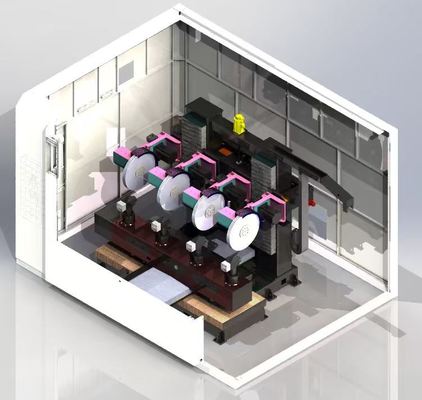 Automatisch poetsysteem met hoge precisie, gebruikt voor CNC-poetsmachines voor verschillende gebogen buizen