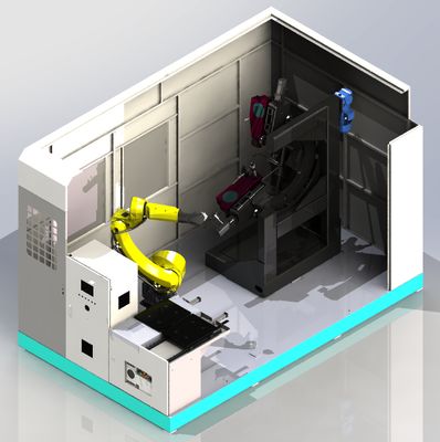 CNC-poetsmachine, automatisch poetsysteem voor precisie-oppervlakteafwerking van gebogen buizen van metaal en roestvrij staal