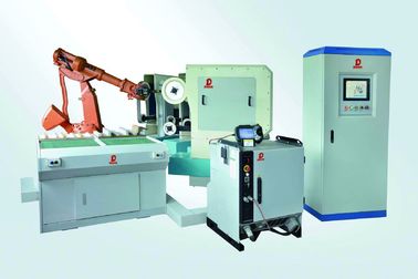 Gemakkelijke werkt de de Tapkraan Robotachtige Oppoetsende Machine van de koperoppervlakte met CNC Systeem