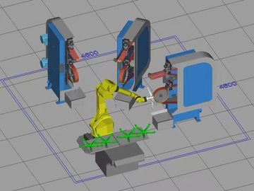 Automatische 220v robot slijpmachine voor kantoor stoel been