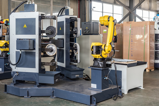 Het ISO Goedgekeurde Automatische Robotachtige de Robotsysteem van China stelt Industriële Oppoetsende Machine in werking
