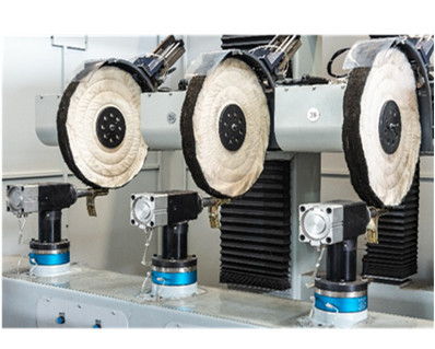 Automatische Industriële Robot Oppoetsende Machine voor de Afgietsels van het het Handvatmessing van de Tapkraandeur