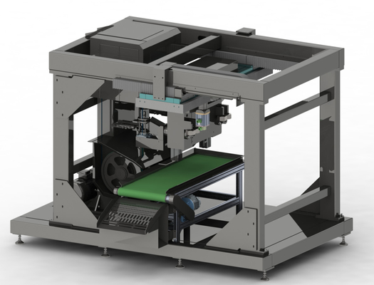 Volledig Elektrische Dubbele Lintzaagsprue Snijmachine Innovatieve 2 in 1 Scherp Systeem